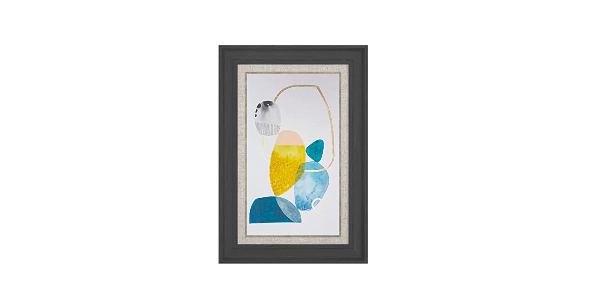 カラフルな抽象画 木製フレーム付き 抽象画 色鉛筆画 木製フレーム付き - メルカリ